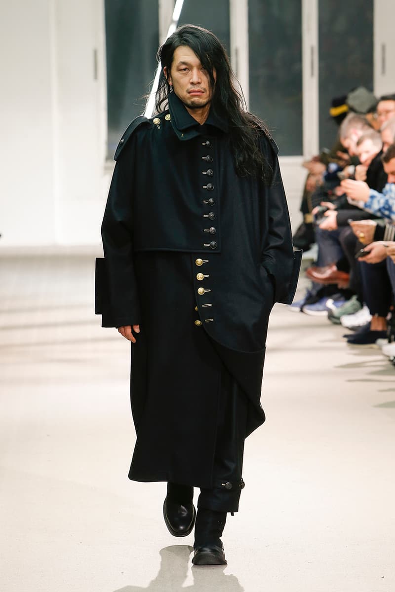 Yohji Yamamoto Pour Homme Fall Winter 2019 runway collection fashion week paris menswear