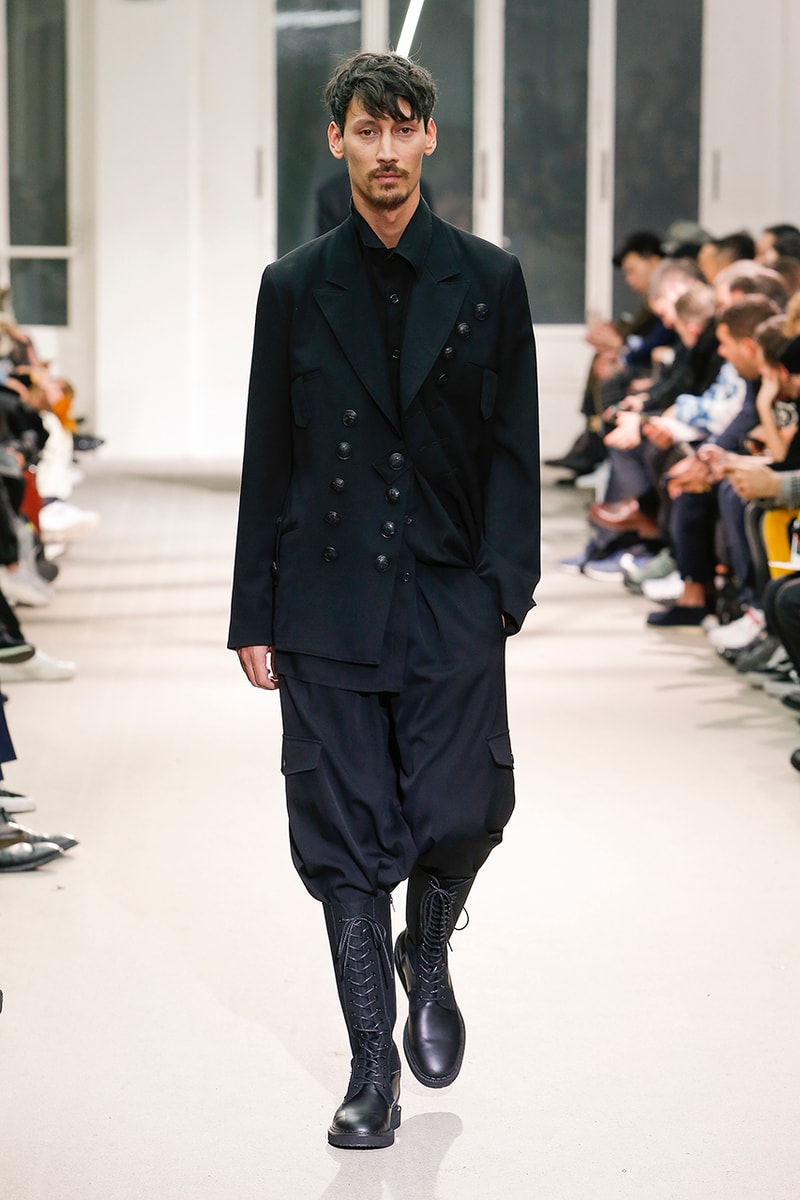 Yohji Yamamoto Pour Homme Fall Winter 2019 runway collection fashion week paris menswear