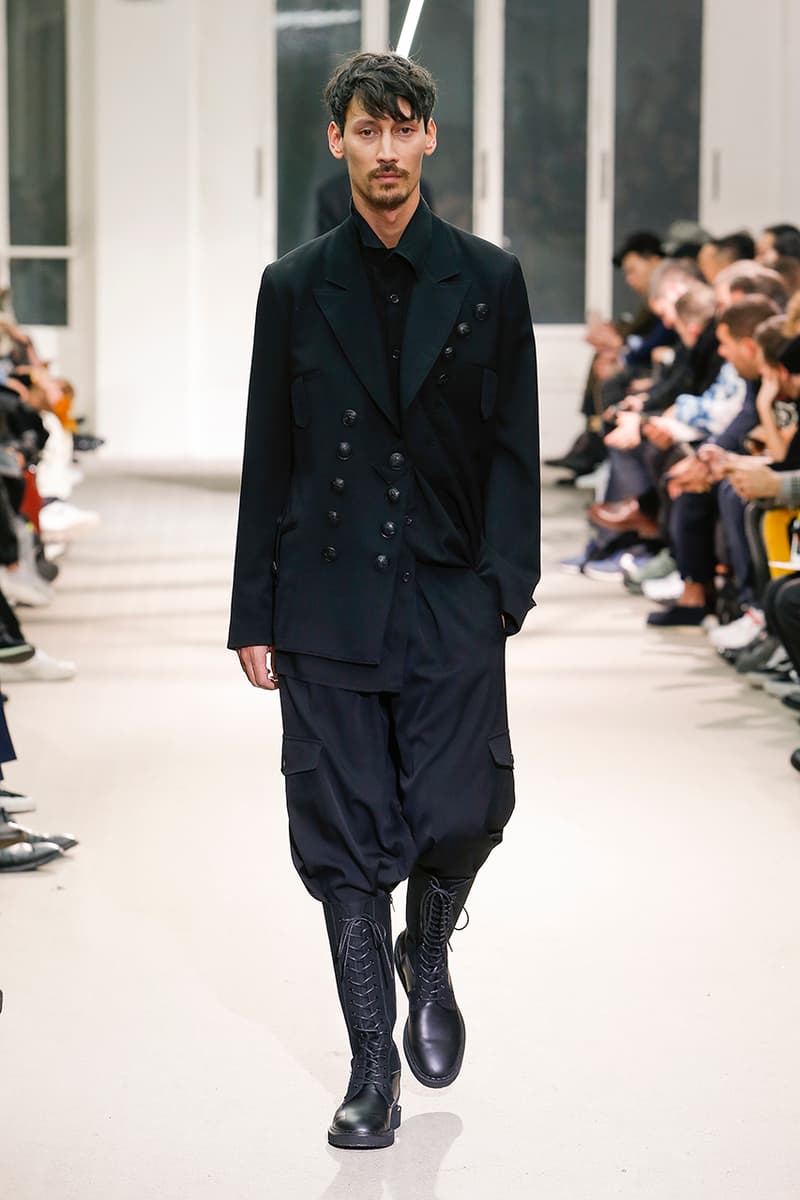 Yohji Yamamoto Pour Homme Fall Winter 2019 runway collection fashion week paris menswear