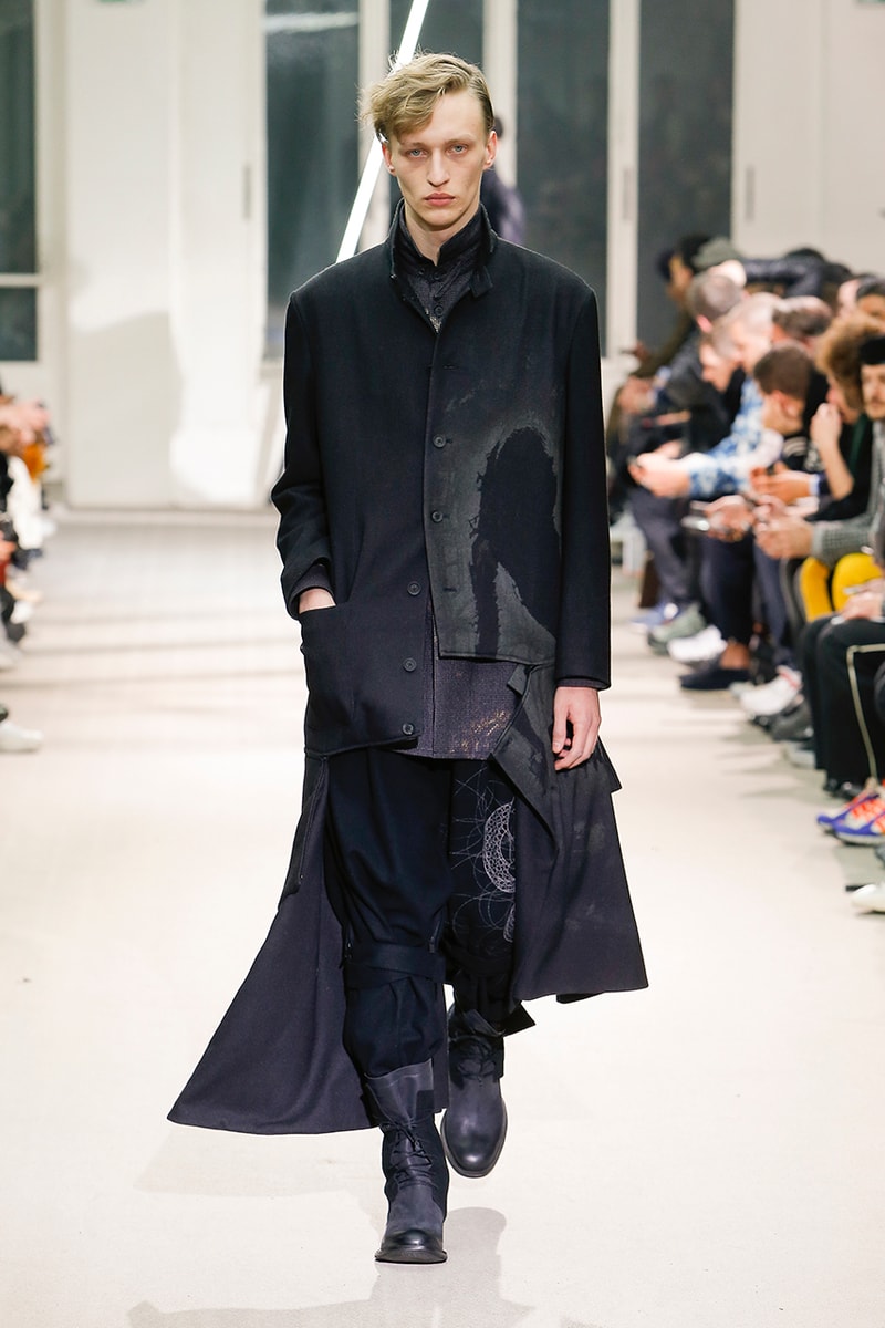 Yohji Yamamoto Pour Homme Fall Winter 2019 runway collection fashion week paris menswear