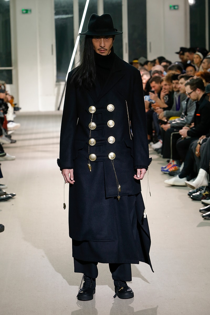 Yohji Yamamoto Pour Homme Fall Winter 2019 runway collection fashion week paris menswear