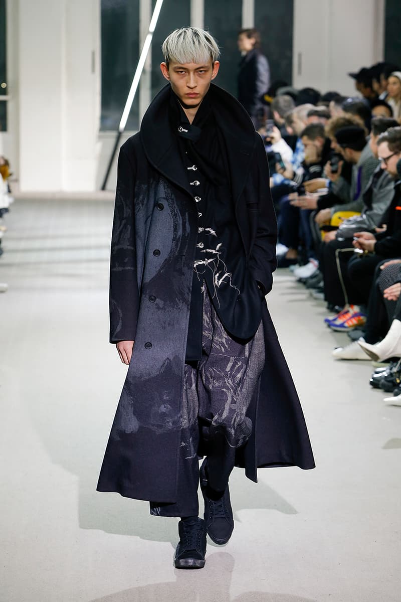 Yohji Yamamoto Pour Homme Fall Winter 2019 runway collection fashion week paris menswear