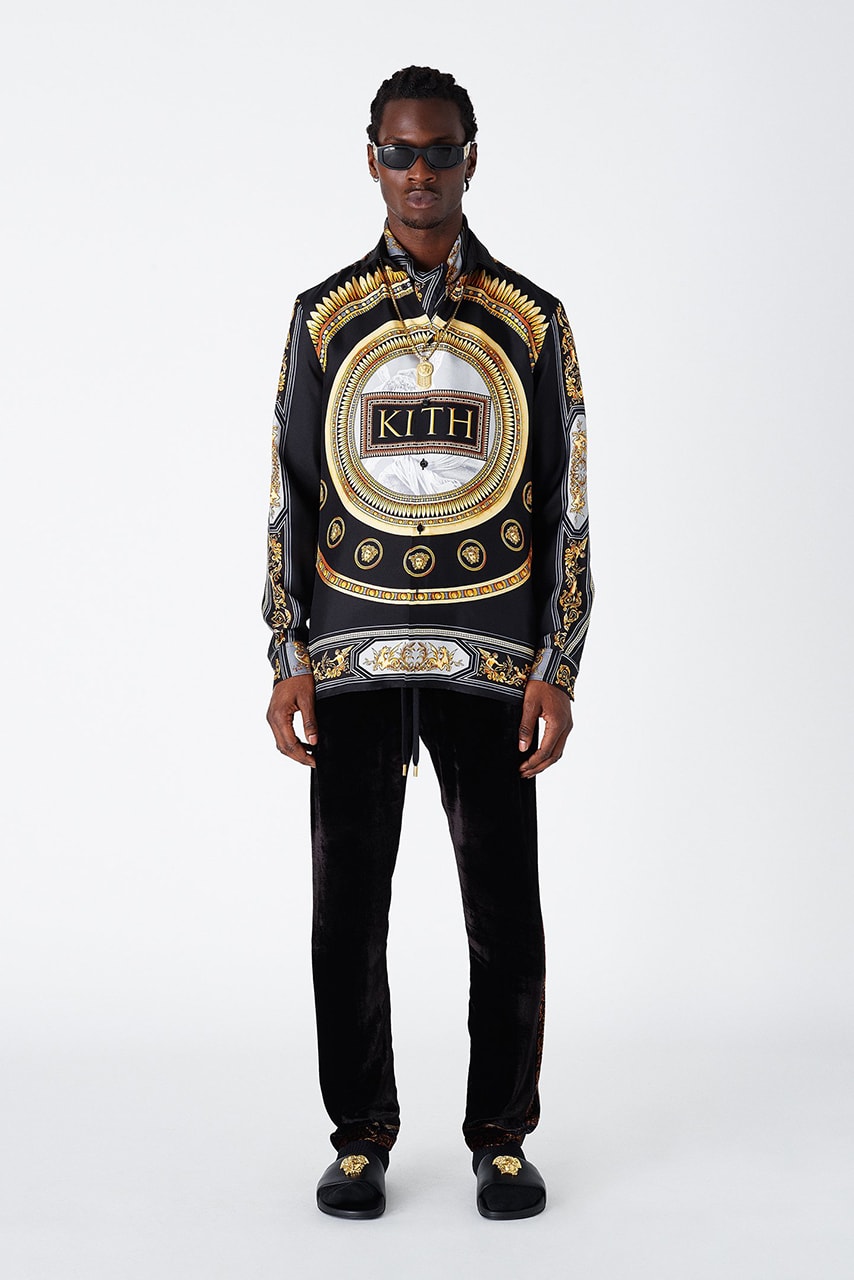 KITH PARK Versace FW18 Collaboration Lookbook fall winter 2018 drop release date info february 16 2019 buy closer look on body