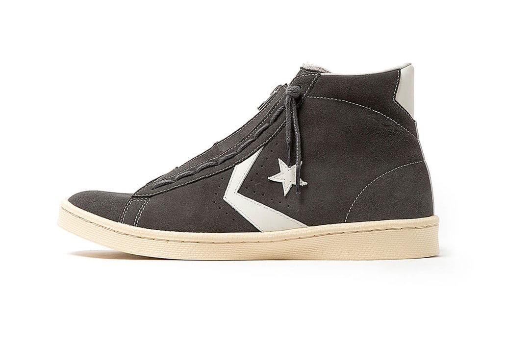 converse pro leather suede grey