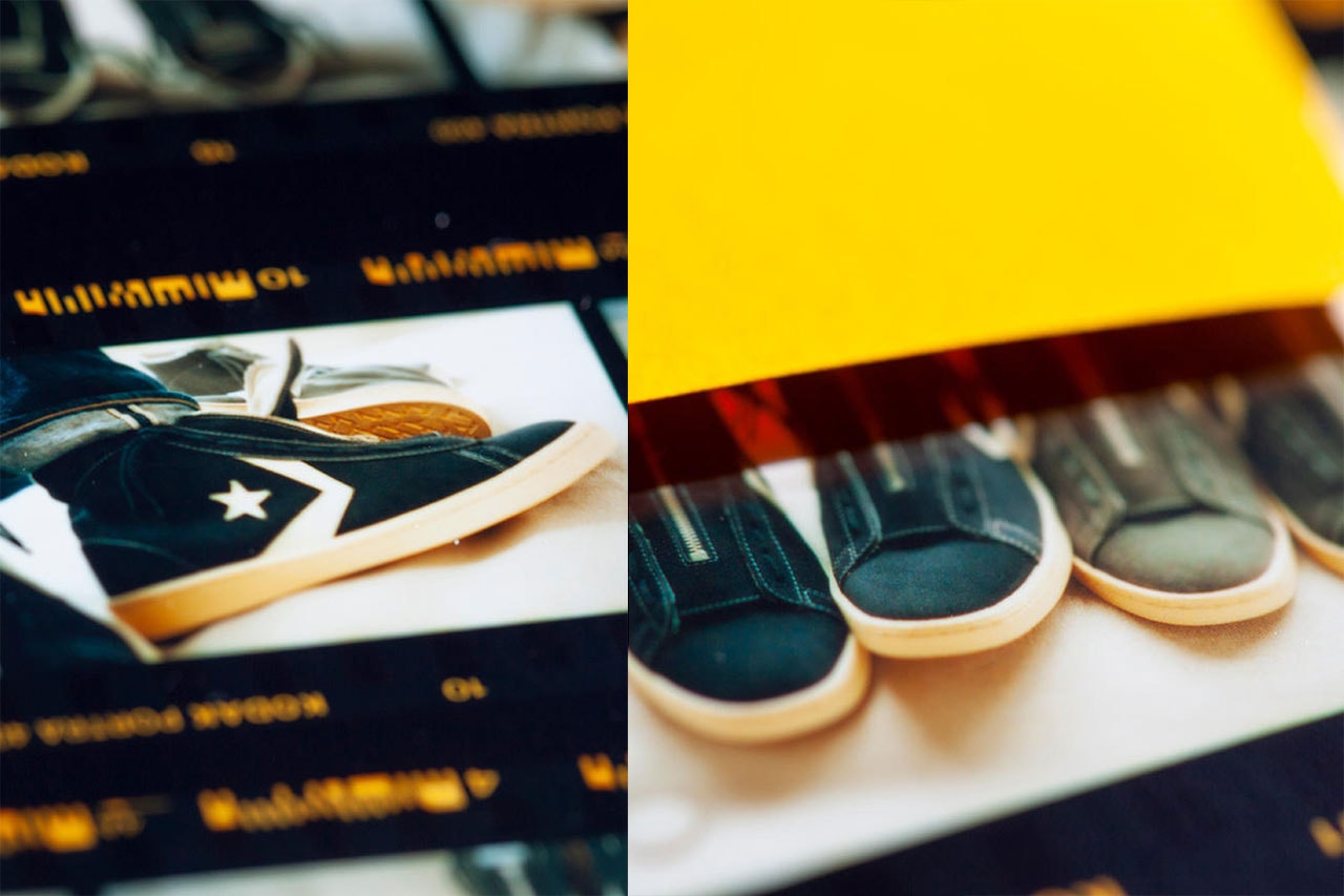 nonnative converse japan pro leather hi suede collaboration navy grey release date drop info colorways zipper exclusive coverchord vendor high top info 2016 february 16 2019