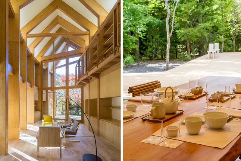 Shigeru Ban Shishi-Iwa House japan winding roof woods