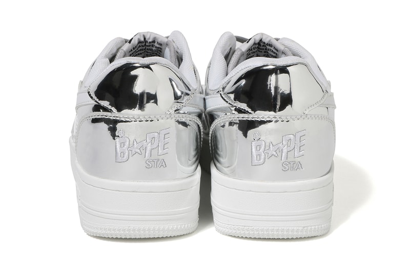 A BATHING APE Bapesta Foil Gold Silver Low First Look Release Drop I.T. Hong Kong 
