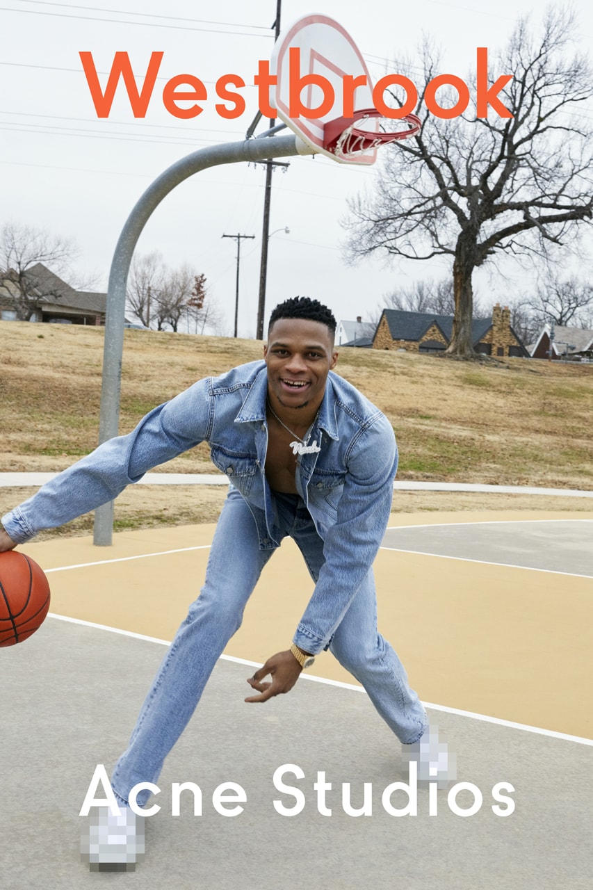Acne Studios russell westbrook spring summer 2019 campaign images