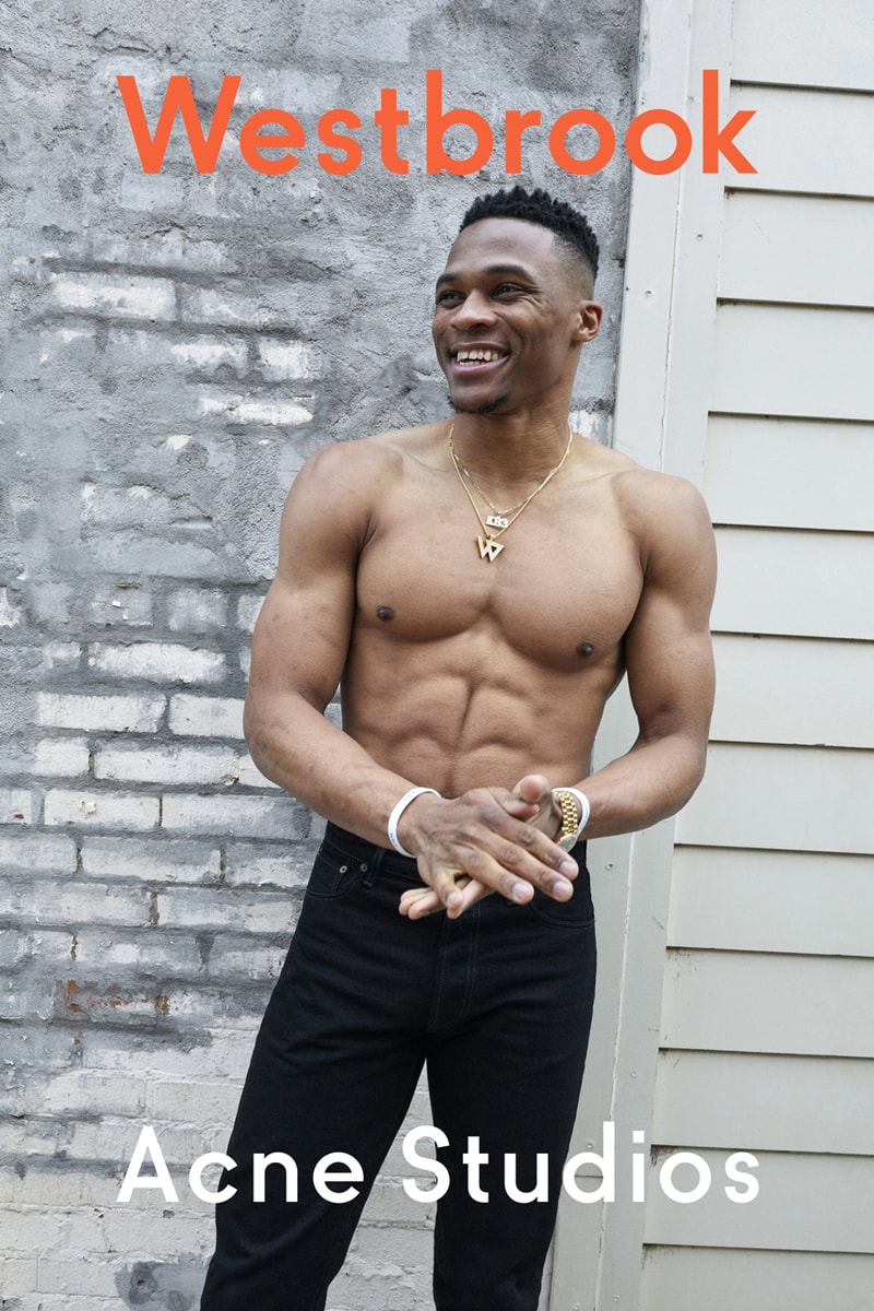 Acne Studios russell westbrook spring summer 2019 campaign images