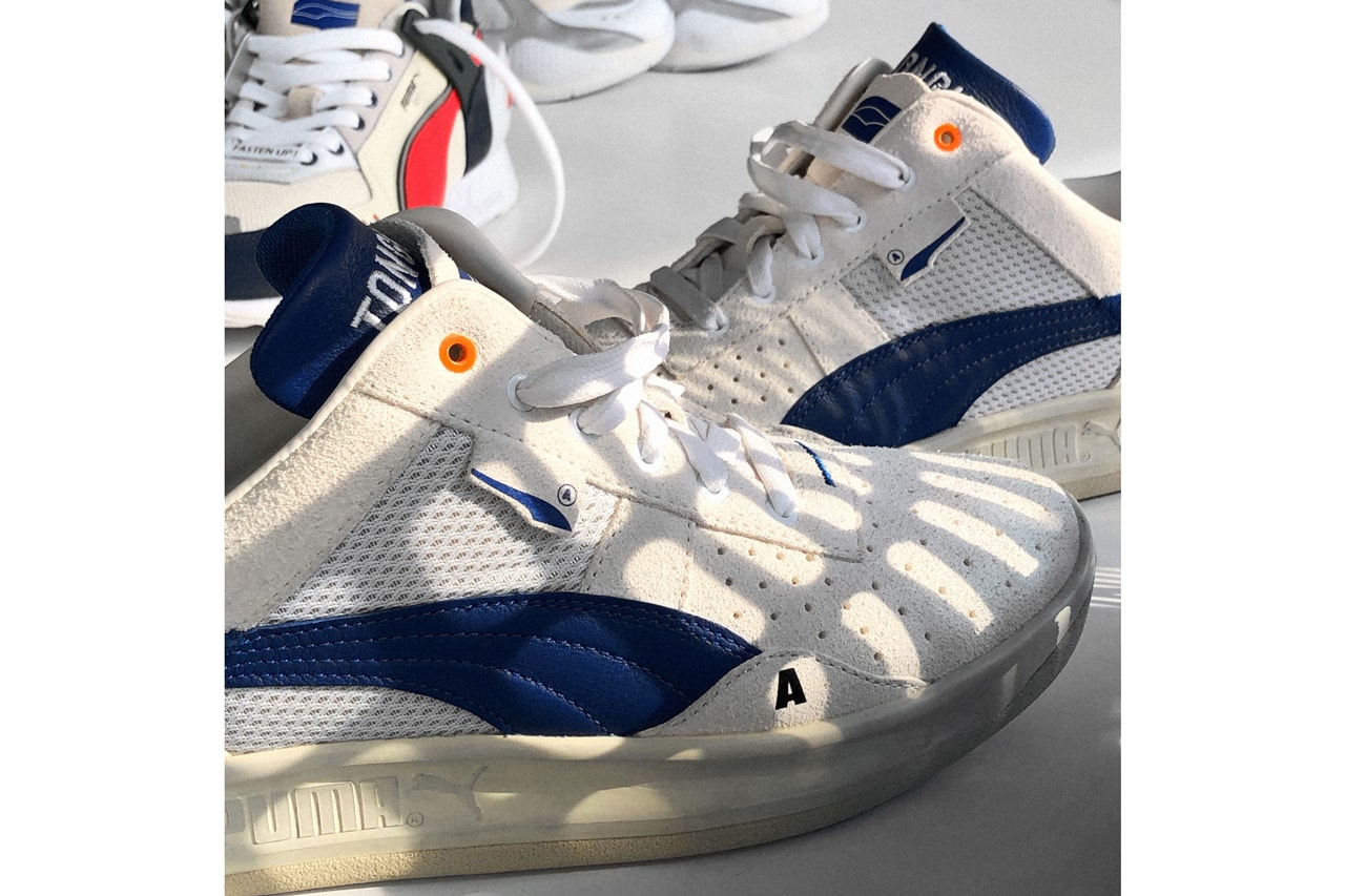   ADER ERROR x PUMA Collection teaser korea og  running cali rs system grey red yellow white german double tongue 3m material RS-100 Cell Venom Basket Platform