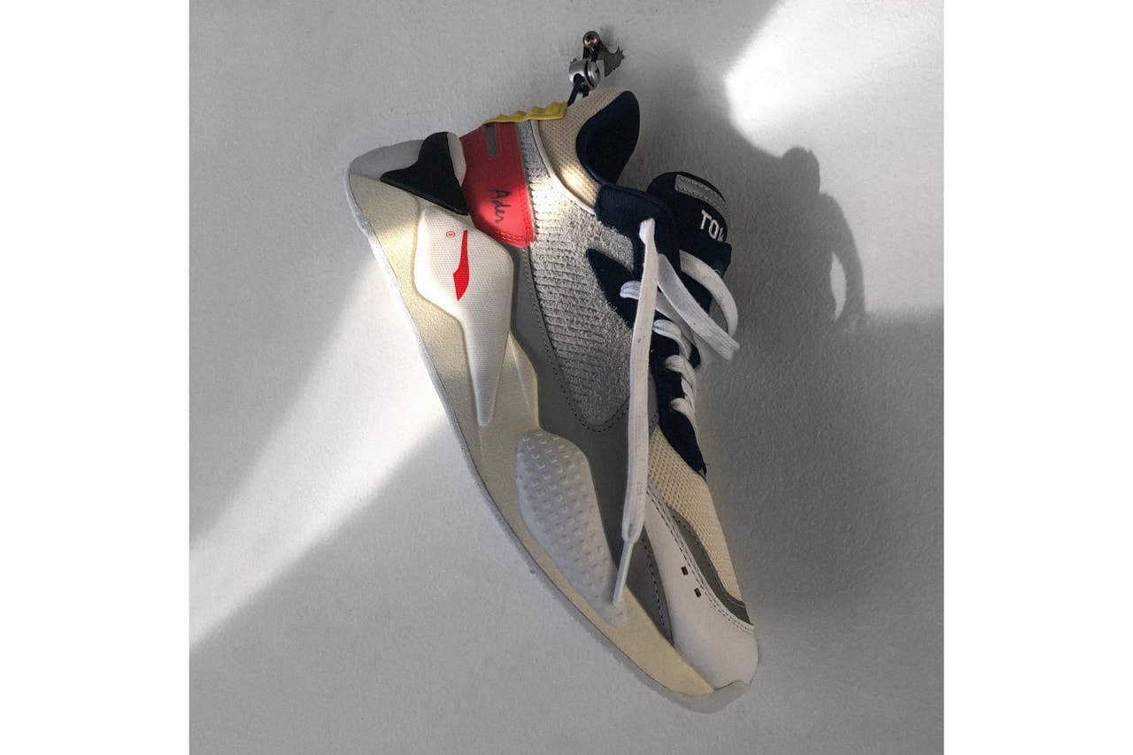   ADER ERROR x PUMA Collection teaser korea og  running cali rs system grey red yellow white german double tongue 3m material RS-100 Cell Venom Basket Platform