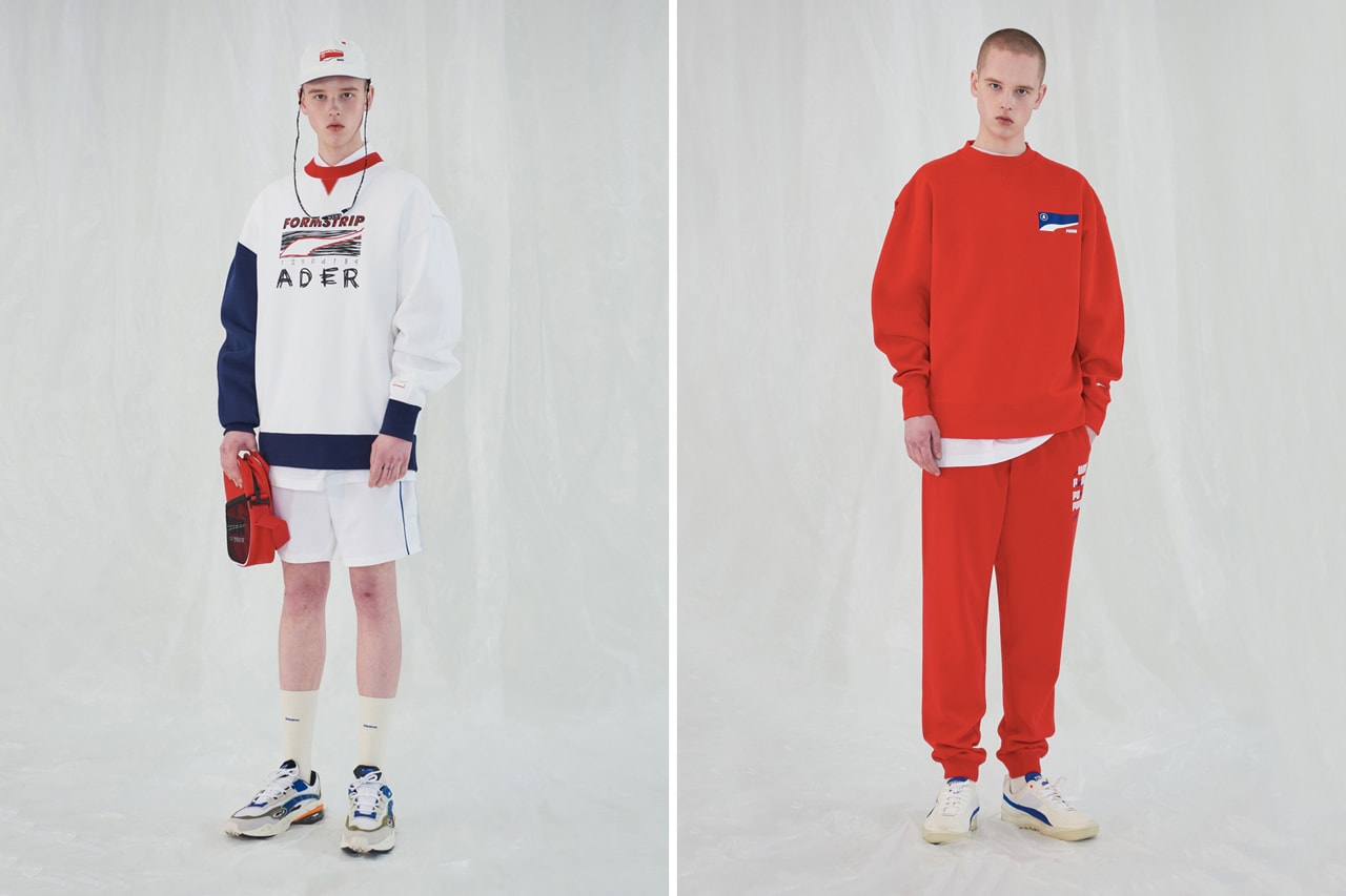 ADER error x PUMA “FASTER THAN YOUTH” Lookbook Video ready-to-wear shirts tracksuits pants track red pool korea og  running cali rs system grey red yellow white german double tongue 3m material RS-100 Cell Venom Basket Platform