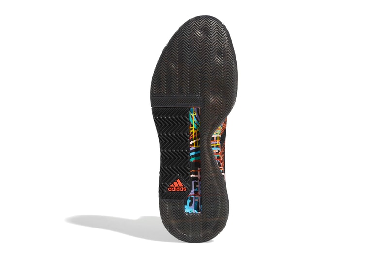 adidas N3XT L3V3L Sneakers Gets Hit With Polychromatic Accents black orange drop release date images info basketball footwear sportswear