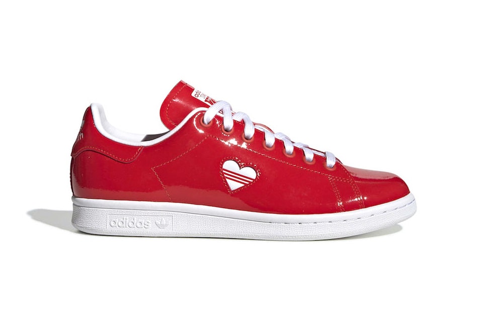 stan smith shoes red and white