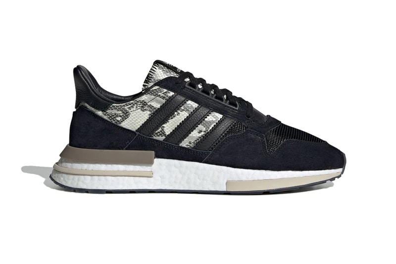 bd7924 adidas Originals ZX 500 RM Black suede nubuck Snakeskin Release sneakers kicks snake skin camo camouflage
