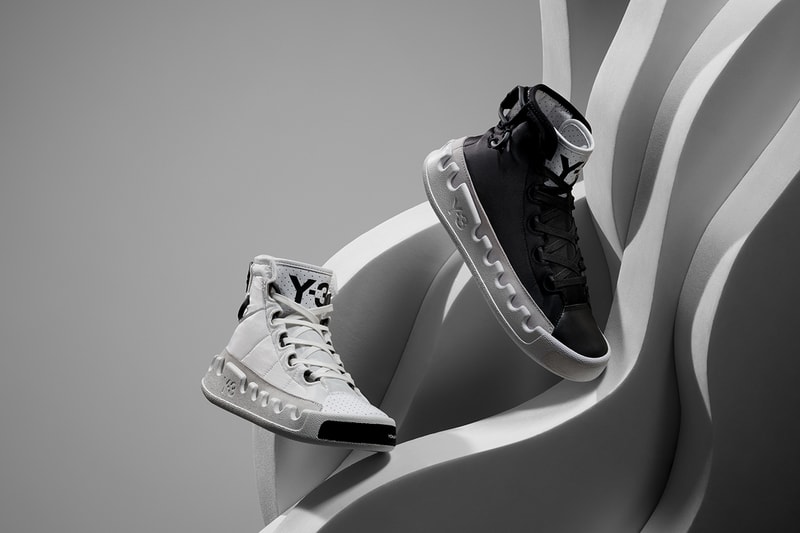 adidas Y-3 KASABARU Trimm Trab 70s basketball shoes inspired three stripes Spring/Summer 2019 SS19