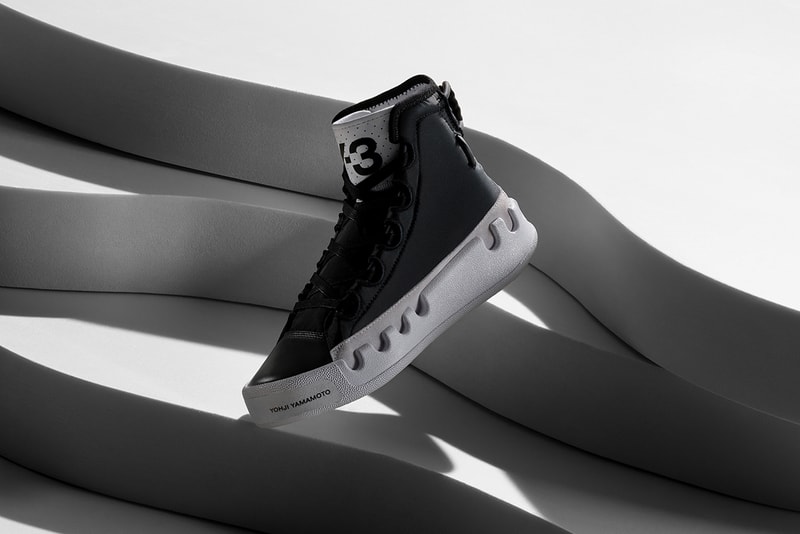 adidas Y-3 KASABARU Trimm Trab 70s basketball shoes inspired three stripes Spring/Summer 2019 SS19