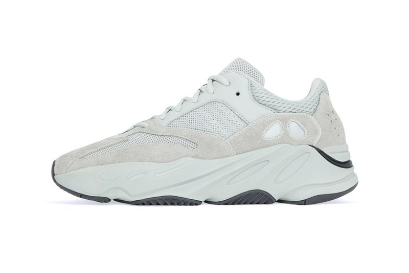 The YEEZY BOOST 700 "Salt" Available on StockX kanye west new release adidas v1 ye white grey tan mesh leather suede premium adidas 