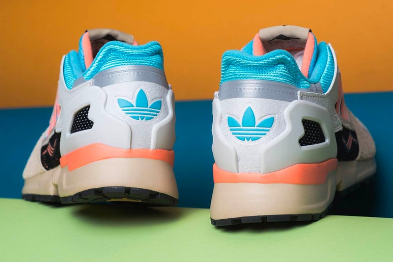 adidas ZX 10.000 C Receives a 'Supercolor' Treatment release drop info date price images footwear orange blue tan grey 