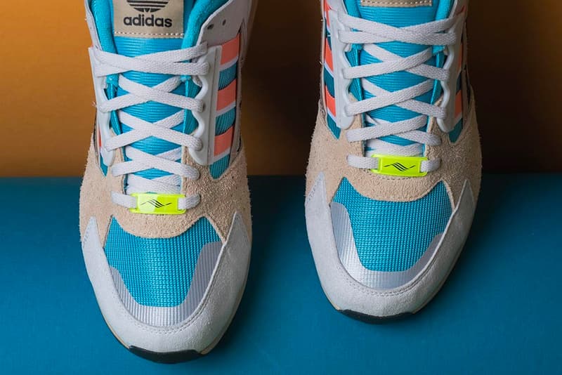 adidas ZX 10.000 C Receives a 'Supercolor' Treatment release drop info date price images footwear orange blue tan grey 