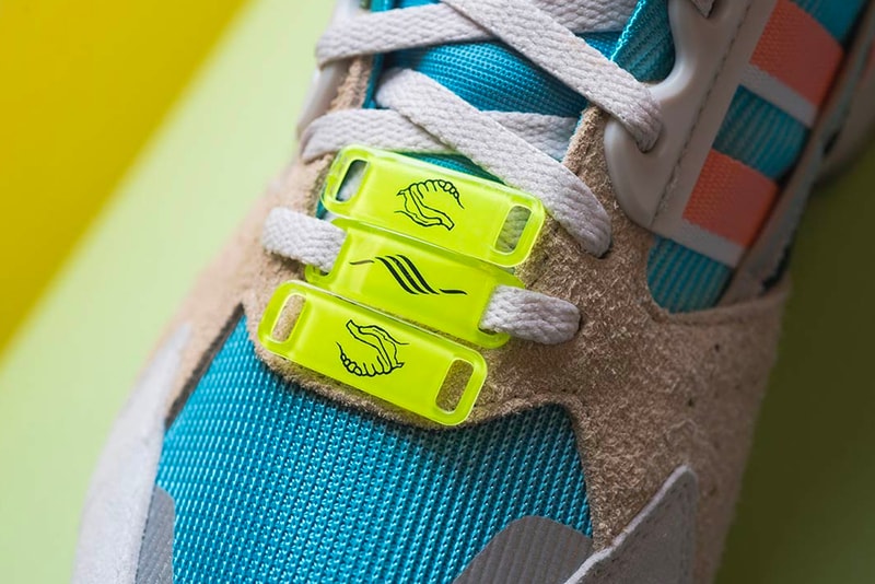 adidas ZX 10.000 C Receives a 'Supercolor' Treatment release drop info date price images footwear orange blue tan grey 
