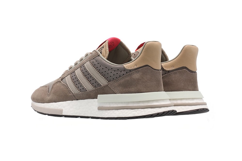 adidas zx 500 rm sand brown light brown white 2019 march footwear