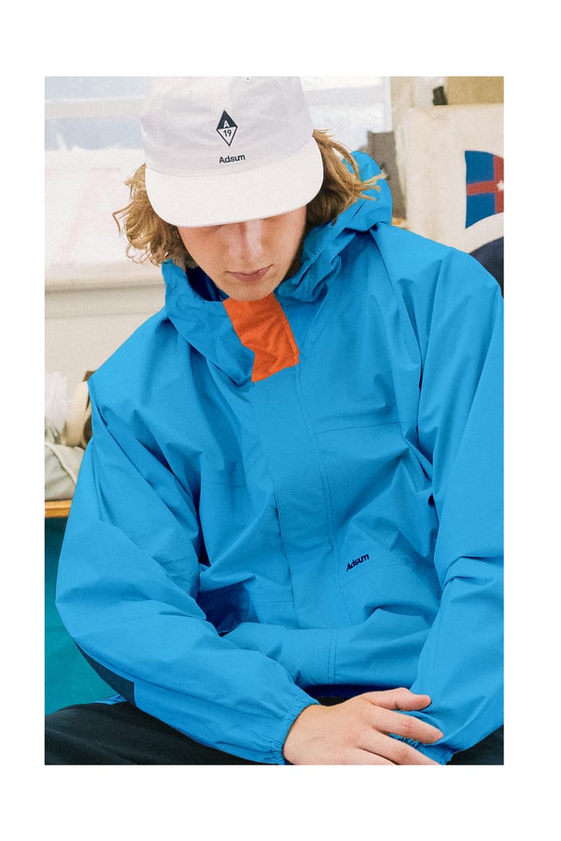 Adsum spring summer 2019 lookbook collection images yacht racing performance pieces