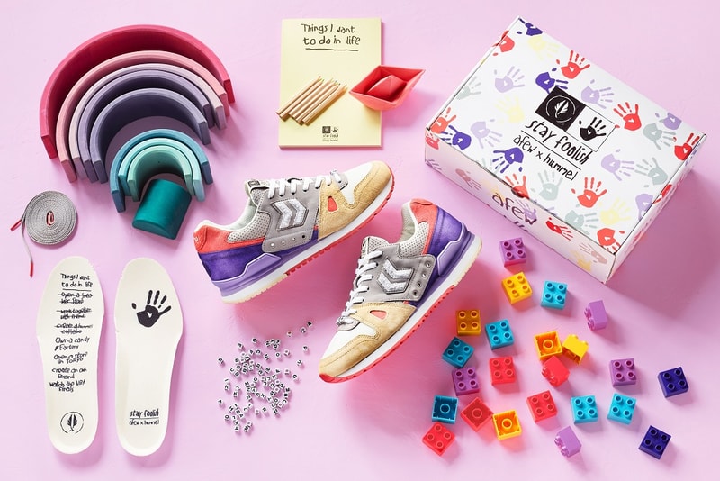 afew hummel marathona stay foolish info release date details pics pictures images shots sneakers shoes 2019 white purple orange grey gray yellow buy price cost