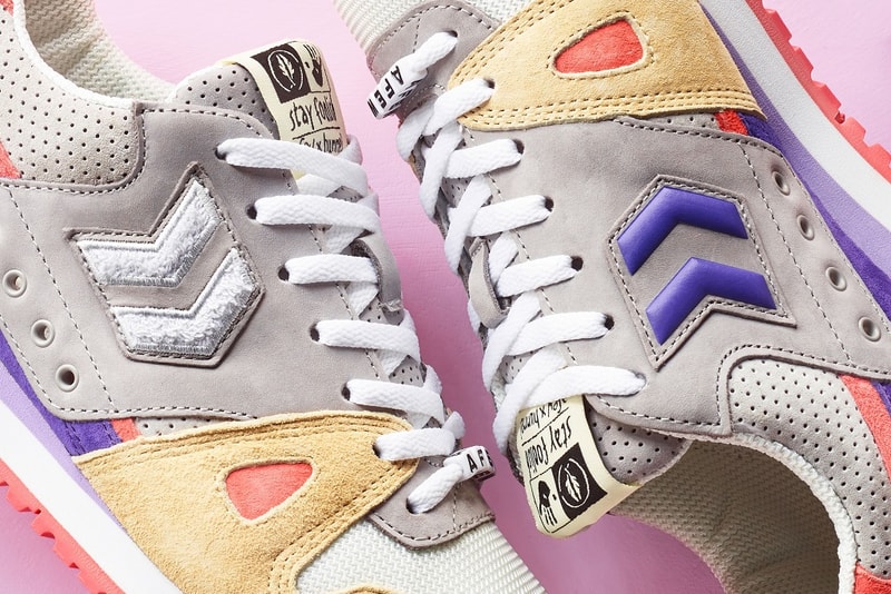 afew hummel marathona stay foolish info release date details pics pictures images shots sneakers shoes 2019 white purple orange grey gray yellow buy price cost