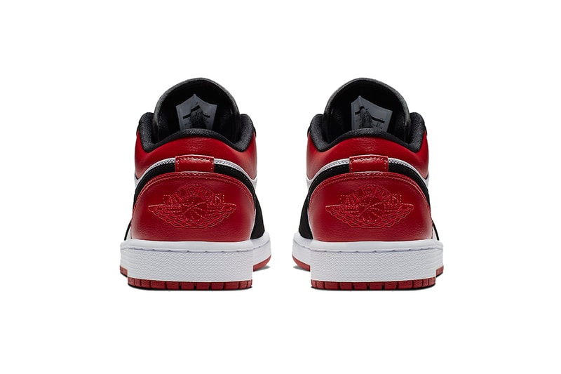 air jordan 1 low black toe white gym red 2019 brand footwear sneakers wings