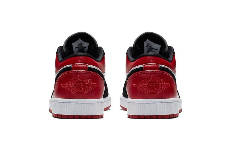 air jordan 1 low black toe white gym red 2019 brand footwear sneakers wings