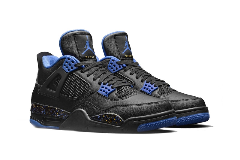 air jordan 4 jordan wings program 2019 february footwear black blue social status james whitner the social status