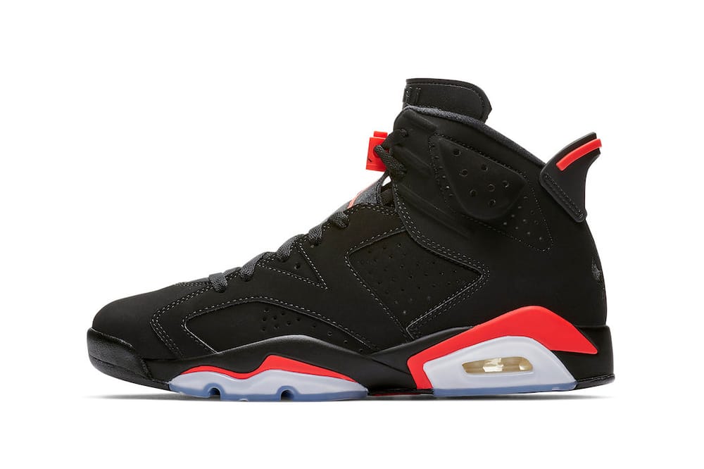 Air Jordan 6 "Black/Infrared" Available on StockX black red infrared basketball michael nike swoosh nba all-star weekend south carolina 
