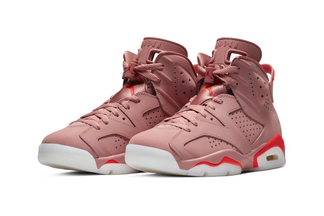 Aleali May x Jordan Brand Air Jordan 6 "Rust Pink" release millennial pink