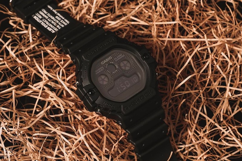 ALIEN EVOLUTION STUDIO® x G-Shock Collection 10th anniversary taiwan “BLACKOUT BLACK Series” DW-5900BB