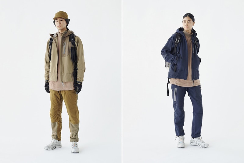 And Wander Fall Winter 2019 Collection Lookbook clothing jacket coat outerwear sweatshirt hoodie