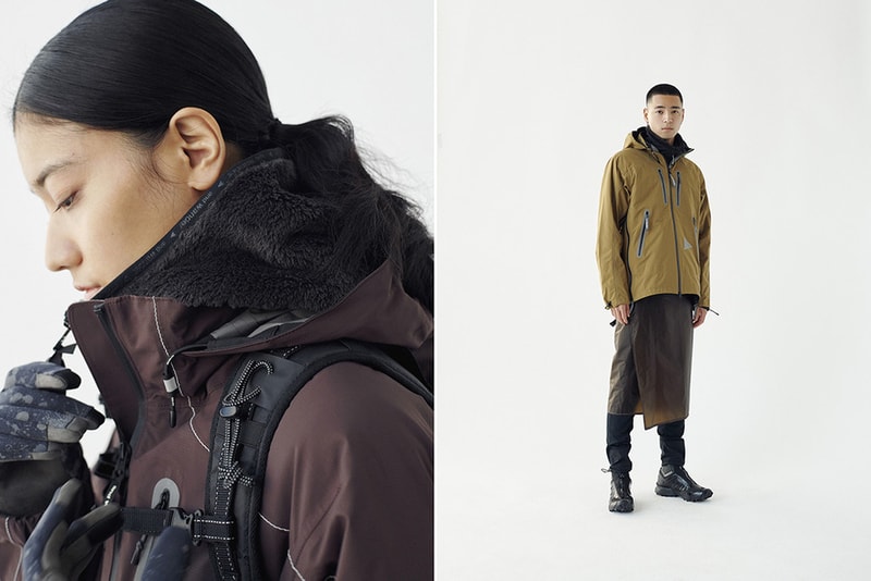 And Wander Fall Winter 2019 Collection Lookbook clothing jacket coat outerwear sweatshirt hoodie