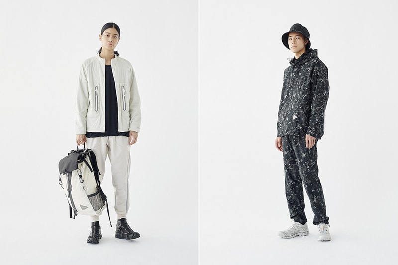 And Wander Fall Winter 2019 Collection Lookbook clothing jacket coat outerwear sweatshirt hoodie