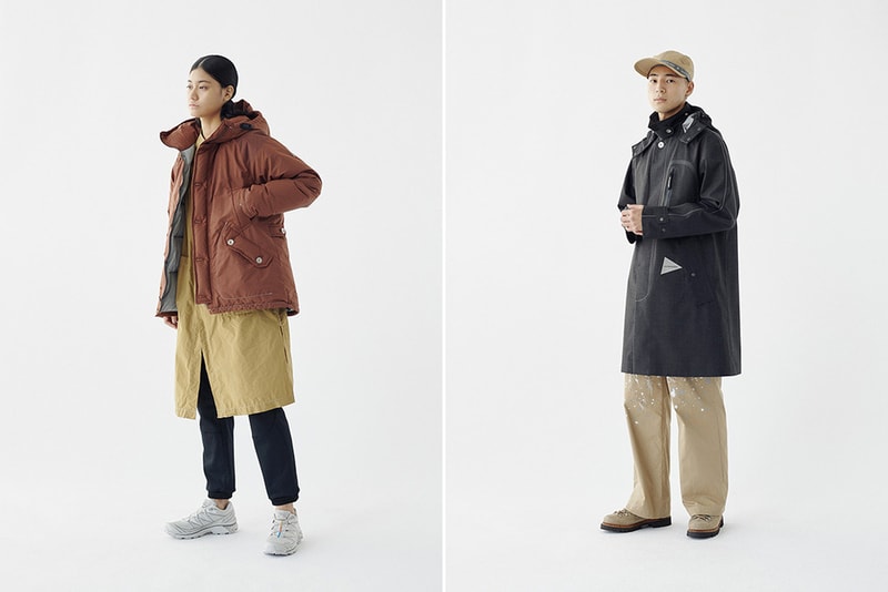 And Wander Fall Winter 2019 Collection Lookbook clothing jacket coat outerwear sweatshirt hoodie