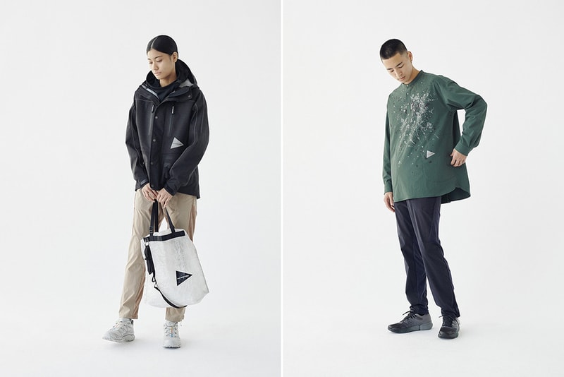 And Wander Fall Winter 2019 Collection Lookbook clothing jacket coat outerwear sweatshirt hoodie
