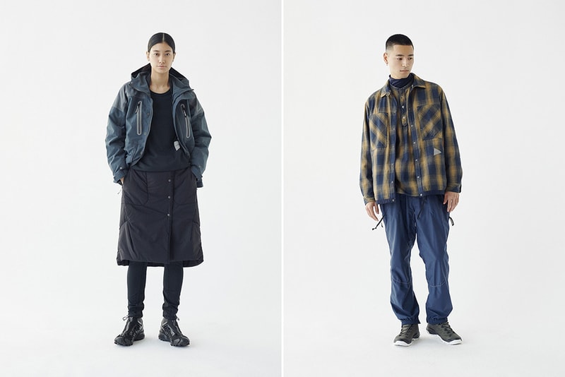And Wander Fall Winter 2019 Collection Lookbook clothing jacket coat outerwear sweatshirt hoodie