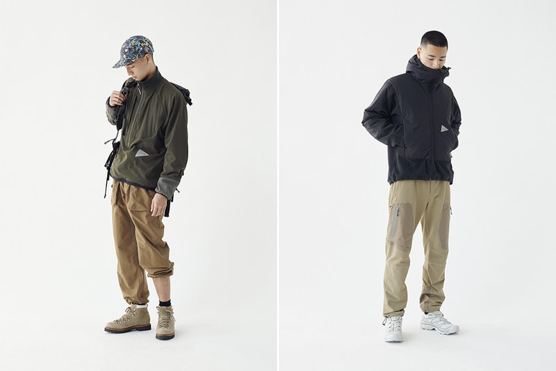 And Wander Fall Winter 2019 Collection Lookbook clothing jacket coat outerwear sweatshirt hoodie