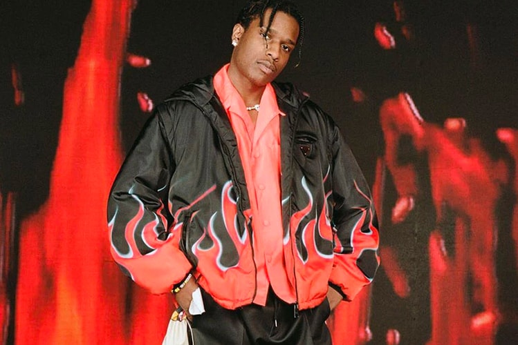Get a Full Look at A$AP Rocky's Custom Prada Outfits for "Injured Generation Tour"