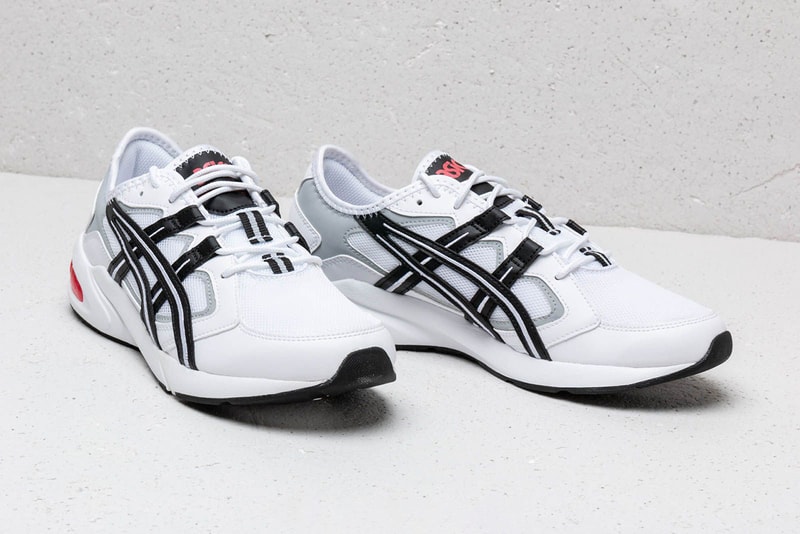 Asics Kayano GEL 5.1 White Black Red Release Information Drop First Look Details Closer Footshop