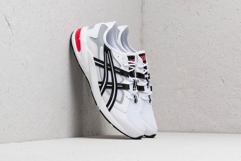 Asics Kayano GEL 5.1 White Black Red Release Information Drop First Look Details Closer Footshop
