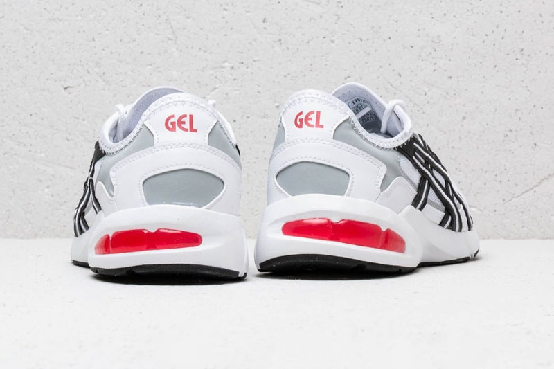 Asics Kayano GEL 5.1 White Black Red Release Information Drop First Look Details Closer Footshop