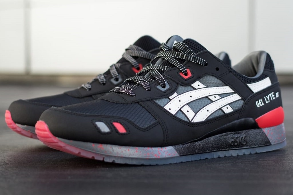 asics gel lyte iii 3 shoes sneakers storm shadow snake eyes gi joe new era cap hat headwear accessories apparel hex utility bag release date info pics pictures images where buy foot locker shop 2019 february price white grey gray black red
