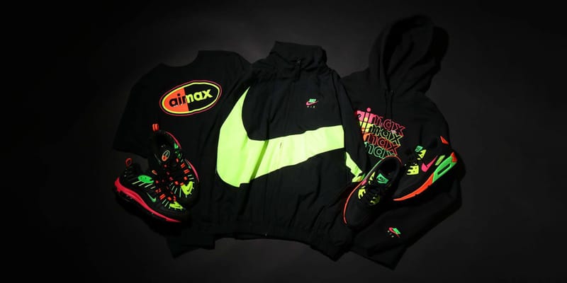 nike air max neon hoodie