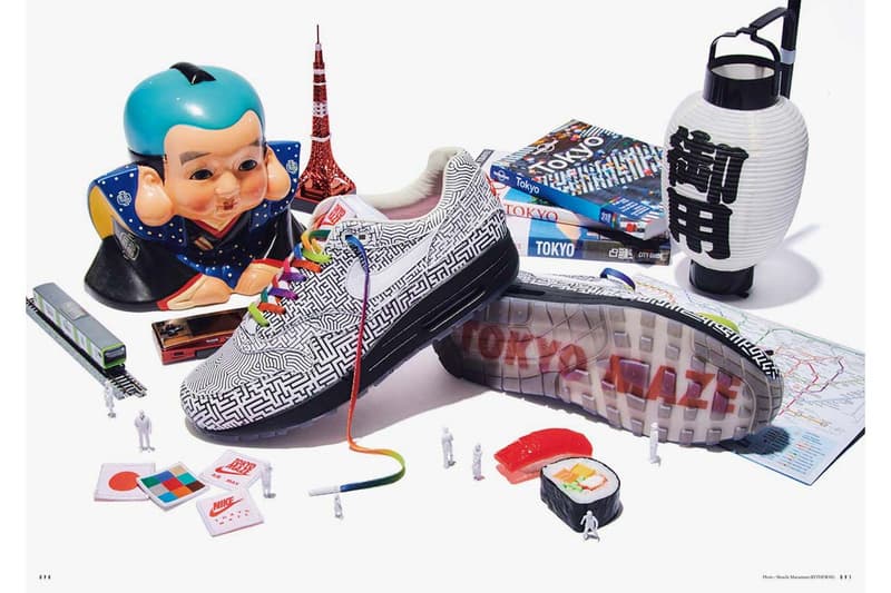 'VISIBLE by atmos AIR MAX MAGAZINE' Release Info date drop light 2 collaboration interview on air jeff staple