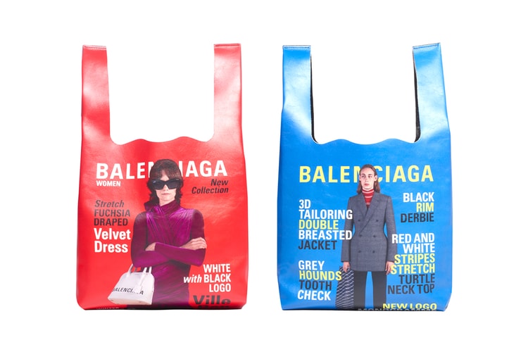 Balenciaga's Campaign Supermarket Tote Takes Marketing to the Max
